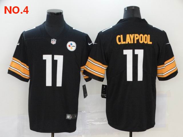 Men's Pittsburgh Steelers #11 Chase Claypool Jersey NO.4;